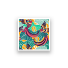 Abstract Colourful Painting 1 : 1 Square Premium Wall Art Canvas by MeriDeewar