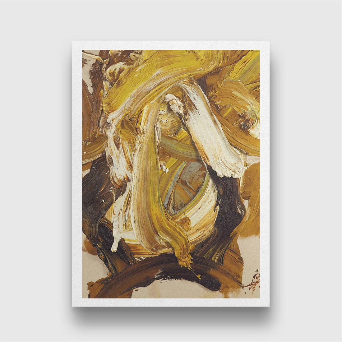 Abstract Composition Painting 2 : 3 Vertical Premium Wall Art Canvas by MeriDeewar