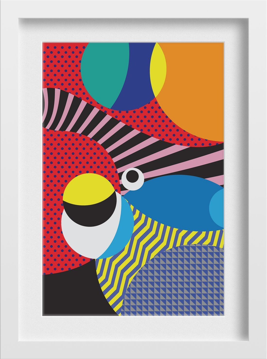 Abstract-design-lll 4 : 3 Horizontal Premium Wall Art Canvas by MeriDeewar