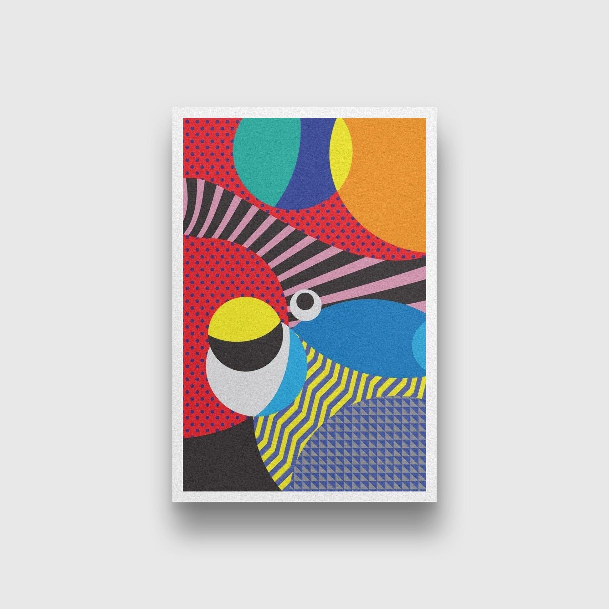Abstract-design-lll 4 : 3 Horizontal Premium Wall Art Canvas by MeriDeewar