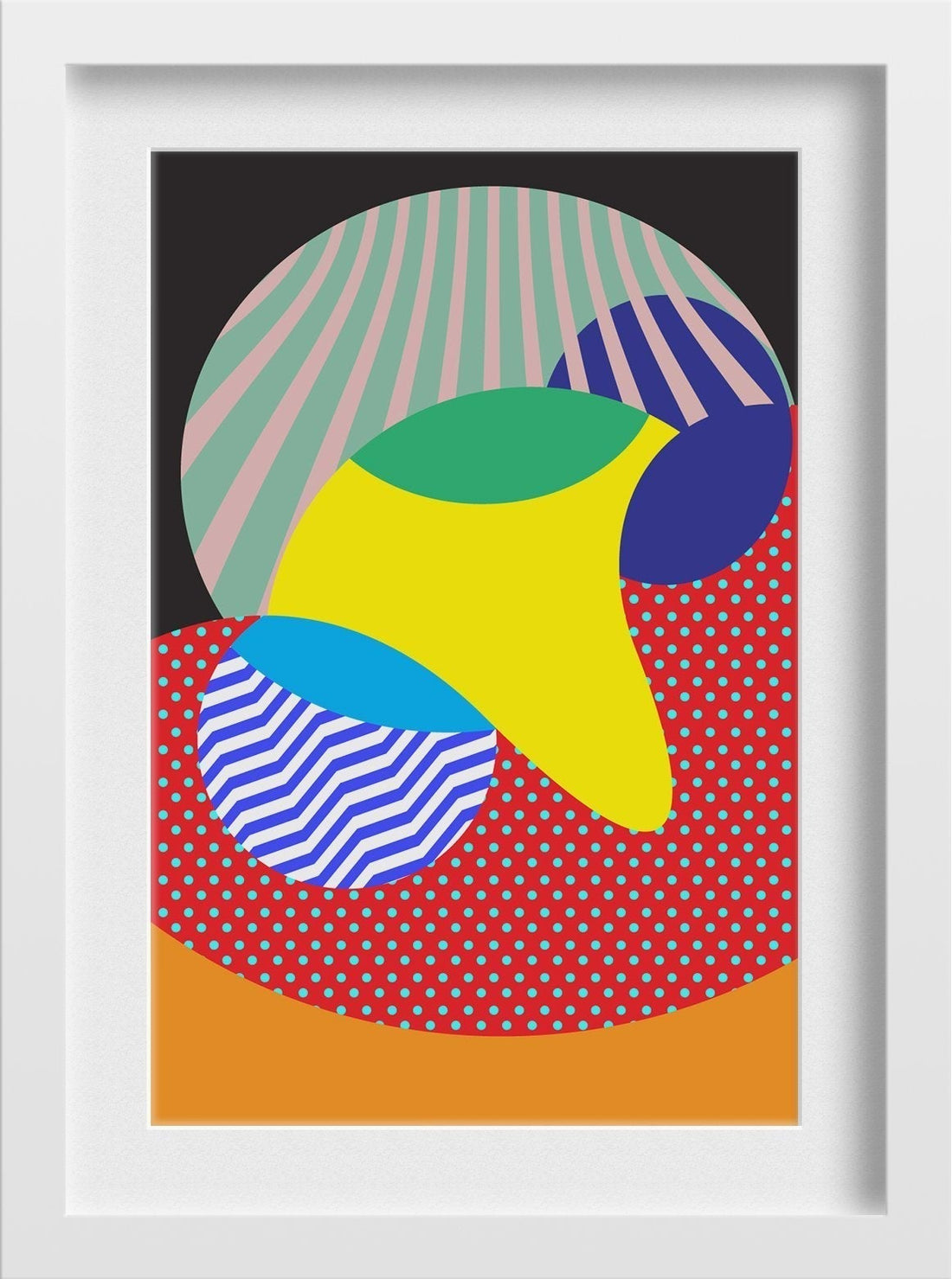 Abstract-design-lV 2 : 3 Vertical Premium Wall Art Canvas by MeriDeewar