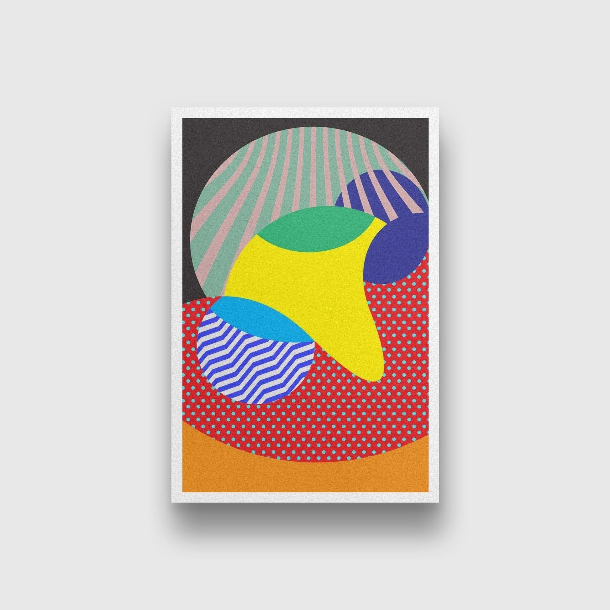 Abstract-design-lV 2 : 3 Vertical Premium Wall Art Canvas by MeriDeewar