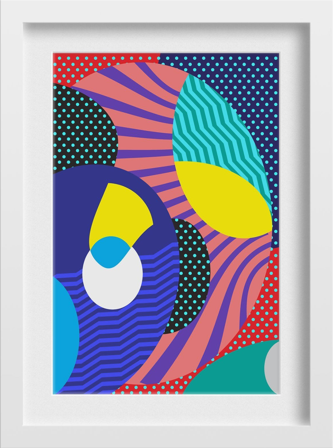 Abstract-design-VI 4 : 3 Horizontal Premium Wall Art Canvas by MeriDeewar