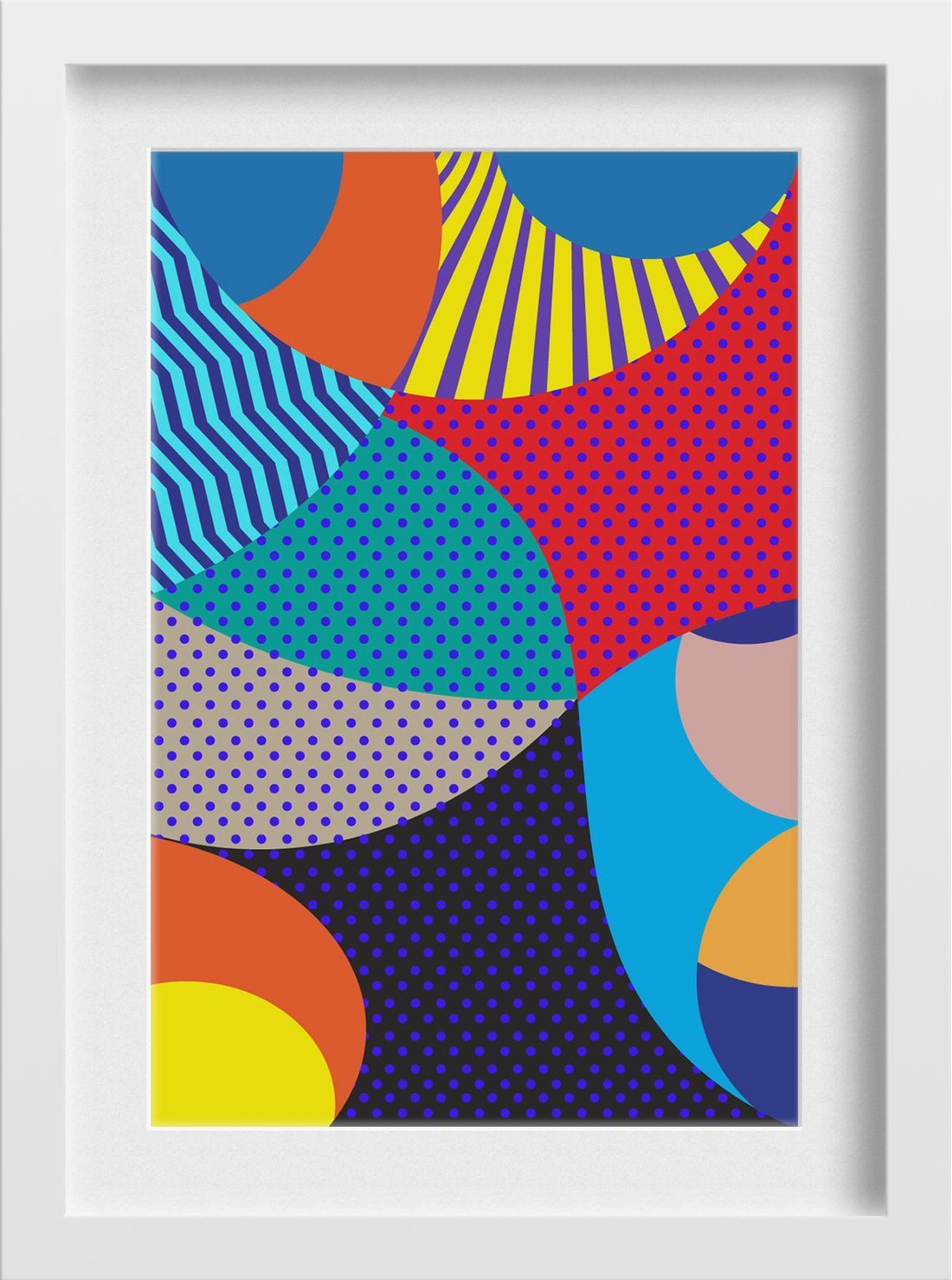 Abstract-design-VII 4 : 3 Horizontal Premium Wall Art Canvas by MeriDeewar