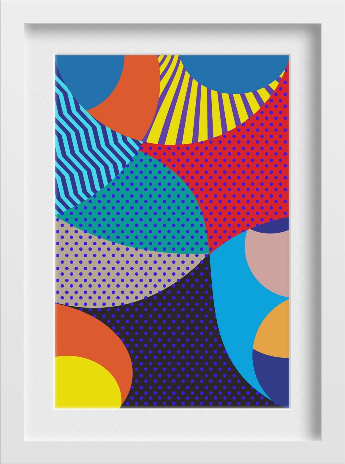 Abstract-design-VII 4 : 3 Horizontal Premium Wall Art Canvas by MeriDeewar