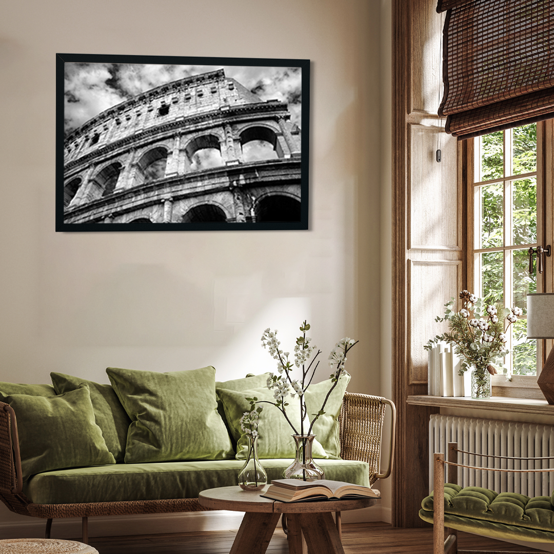 Abstract Exterior Architected Photography Wall Painting 3 : 2 Horizontal Premium Wall Art Canvas by MeriDeewar
