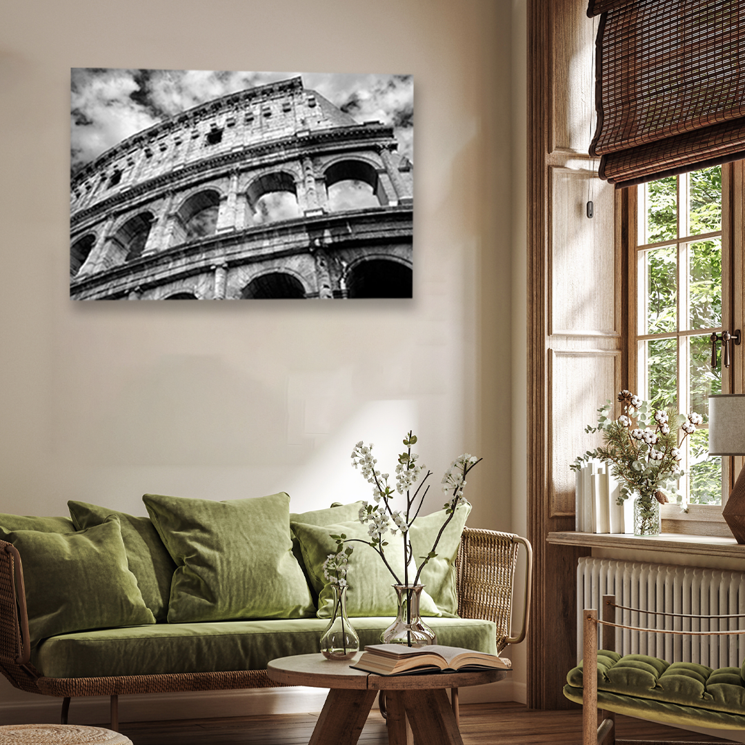 Abstract Exterior Architected Photography Wall Painting 3 : 2 Horizontal Premium Wall Art Canvas by MeriDeewar