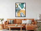 Abstract Hand drawn abstract Painting 4 X 5.5 Vertical Premium Wall Art Canvas by MeriDeewar