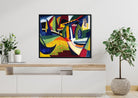 Abstract Landscape Henry Lyman Saÿen Painting - MeriDeewar 6 : 5 Horizontal Premium Wall Art Canvas by MeriDeewar