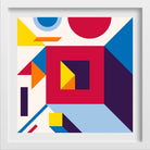 Abstract ll 1 : 1 Square Premium Wall Art Canvas by MeriDeewar