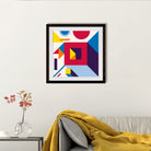 Abstract ll 1 : 1 Square Premium Wall Art Canvas by MeriDeewar