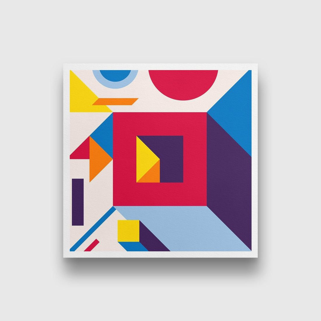 Abstract ll 1 : 1 Square Premium Wall Art Canvas by MeriDeewar