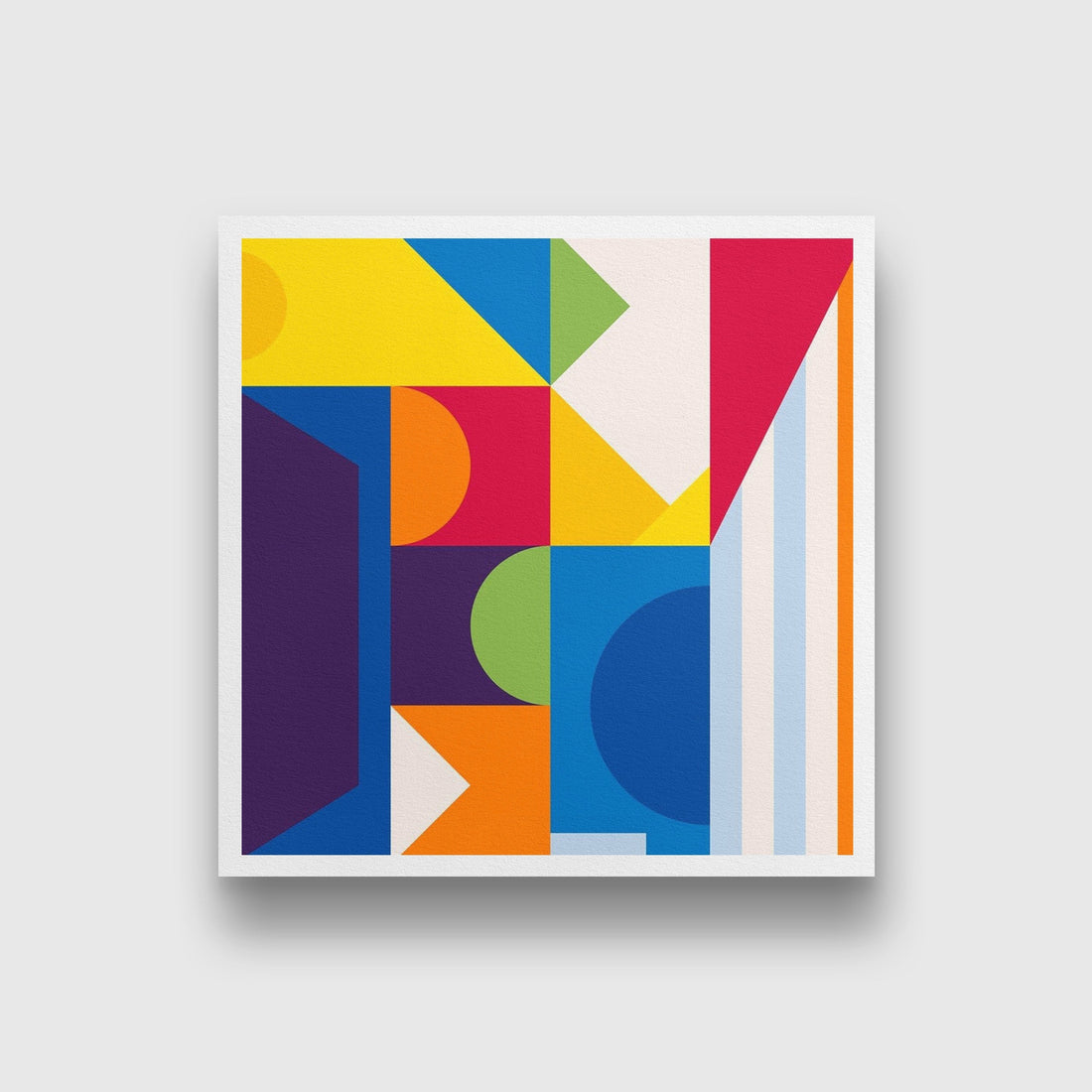 Abstract lll 1 : 1 Square Premium Wall Art Canvas by MeriDeewar