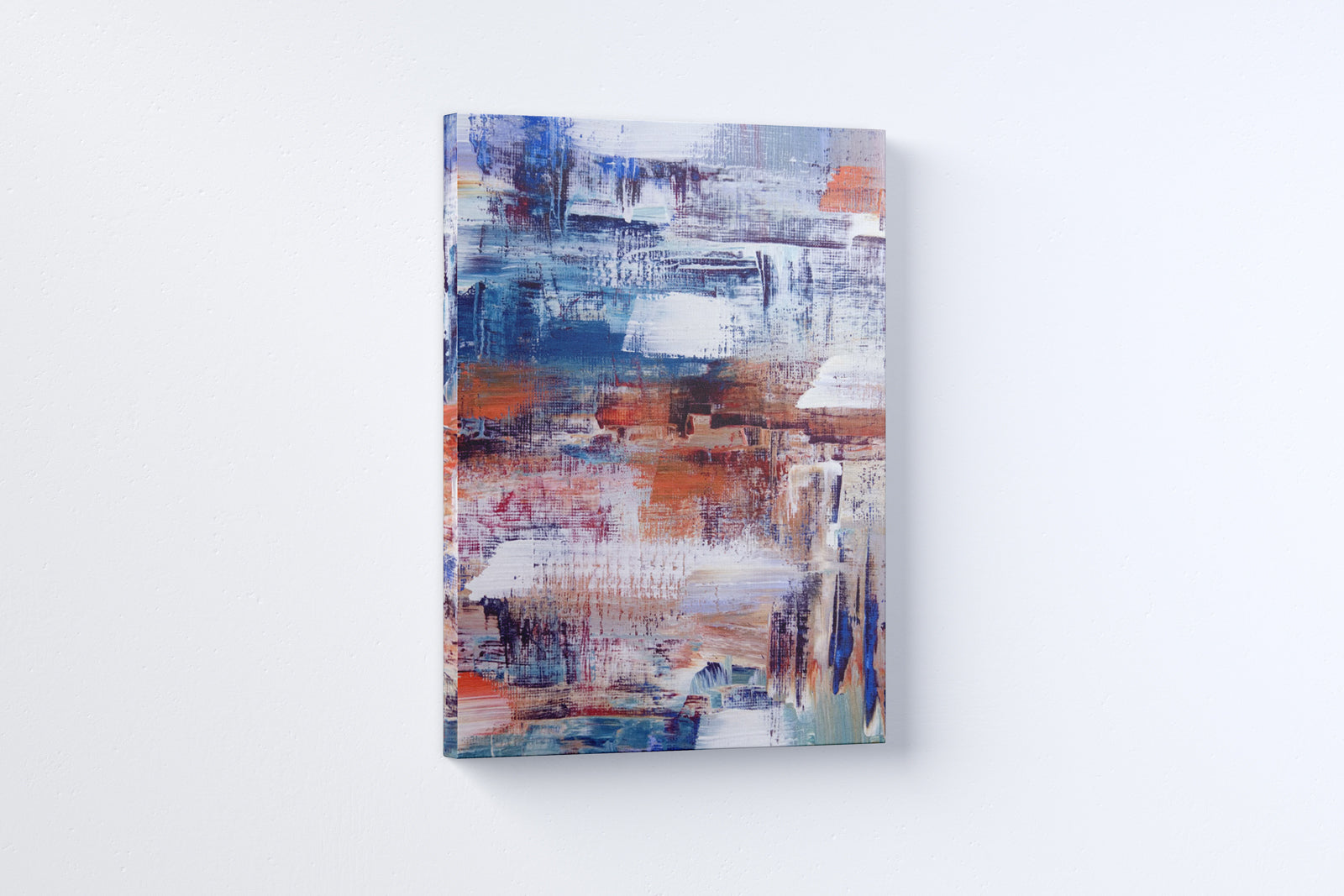 Abstract Oil Paintings 1 : 1 Square Premium Wall Art Canvas by MeriDeewar