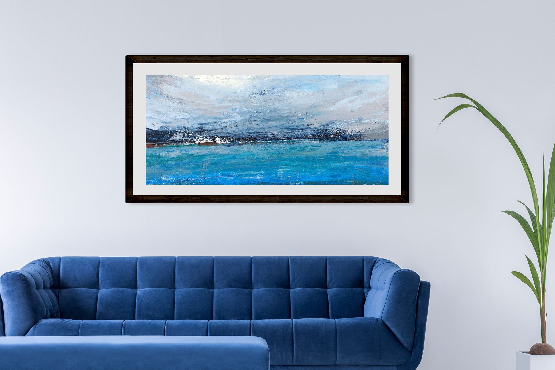 Abstract Painting-Meri Deewar Panorama Paintings Premium Wall Art Canvas by MeriDeewar