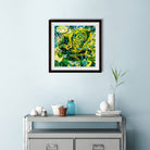 Abstract painting 1 : 1 Square Premium Wall Art Canvas by MeriDeewar