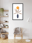 Abstract shapes of Nature Painting 2 : 3 Vertical Premium Wall Art Canvas by MeriDeewar