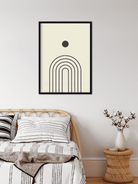 Abstract sunshine like minimalist Painting 4 :5 Vertical Premium Wall Art Canvas by MeriDeewar