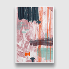 Abstract watercolor shape covers painting 3 : 4.2 Vertical Premium Wall Art Canvas by MeriDeewar