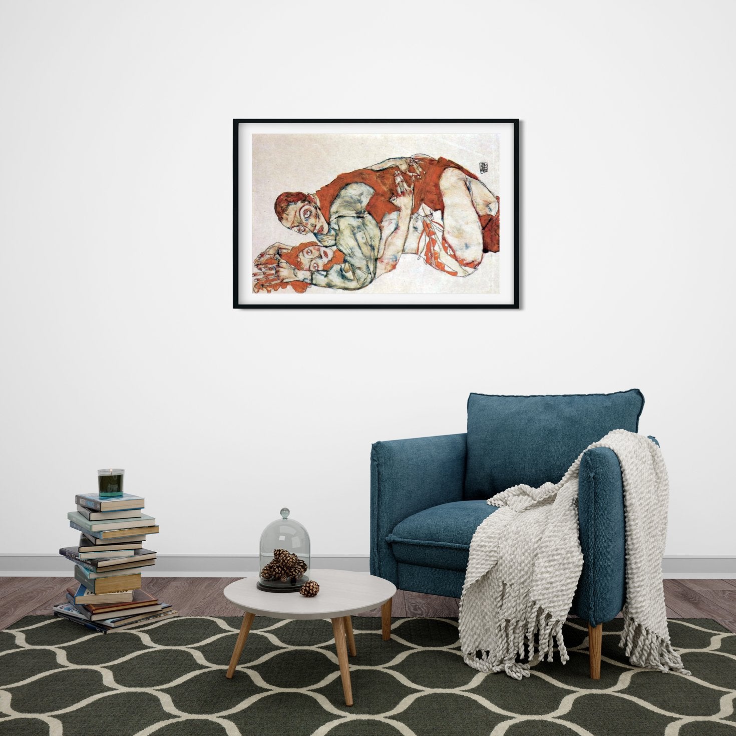 Act Of Love Painting - Meri Deewar 3 : 2 Horizontal Premium Wall Art Canvas by MeriDeewar