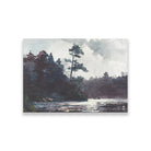 Adirondack Lake painting - Meri Deewar 3 : 2 Horizontal Premium Wall Art Canvas by MeriDeewar
