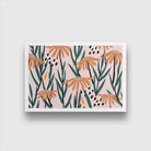 Aesthetic Vintage Pattern Painting 3 : 2 Horizontal Premium Wall Art Canvas by MeriDeewar