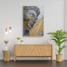 after the head of giuliano di medici Painting-Meri Deewar 4 :5 Vertical Premium Wall Art Canvas by MeriDeewar