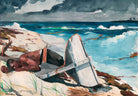 After the Hurricane Bahamas painting - Meri Deewar 3 : 2 Horizontal Premium Wall Art Canvas by MeriDeewar