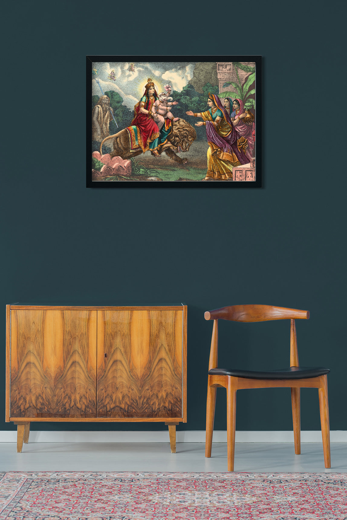 Agamani Painting 3 : 4 Vertical Premium Wall Art Canvas by MeriDeewar