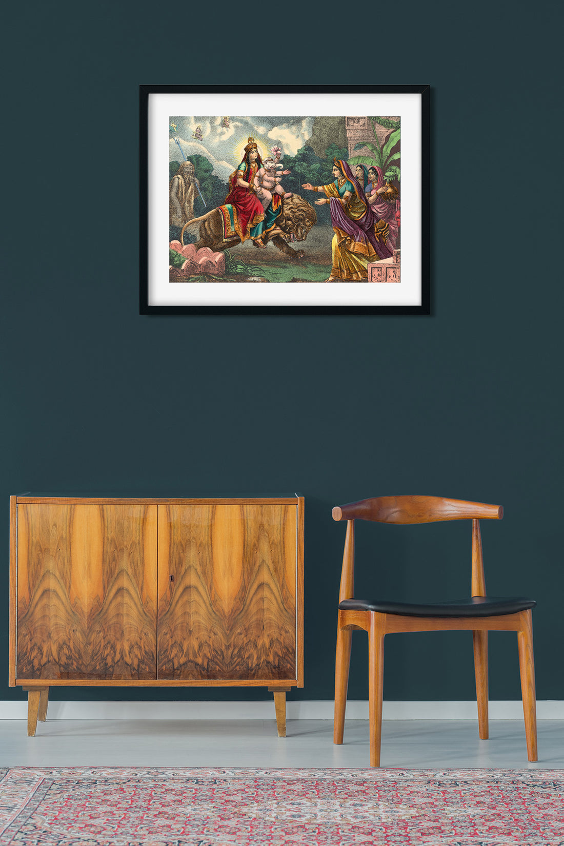 Agamani Painting 3 : 4 Vertical Premium Wall Art Canvas by MeriDeewar