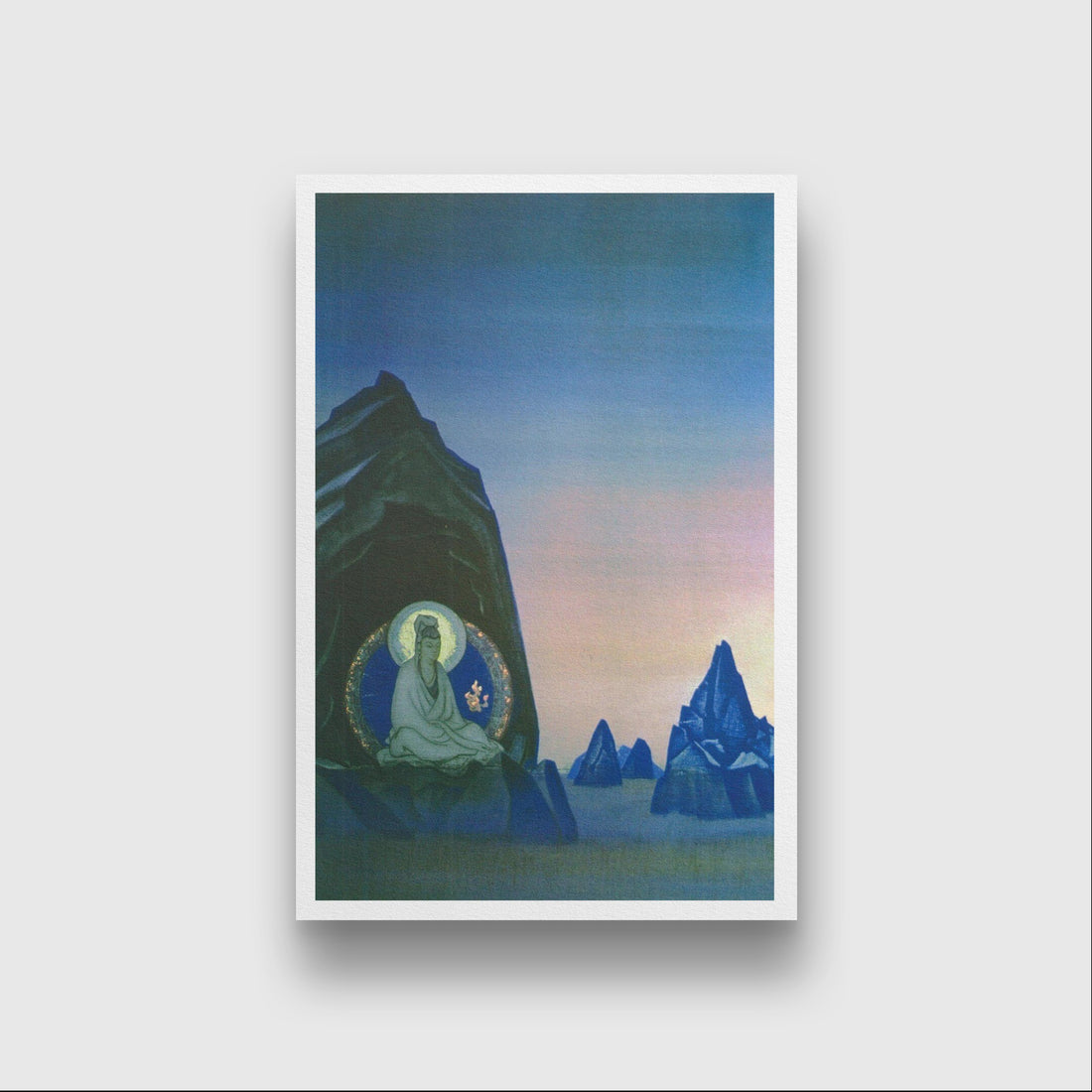 Agni Yoga Painting - Meri Deewar 2 : 3 Vertical Premium Wall Art Canvas by MeriDeewar
