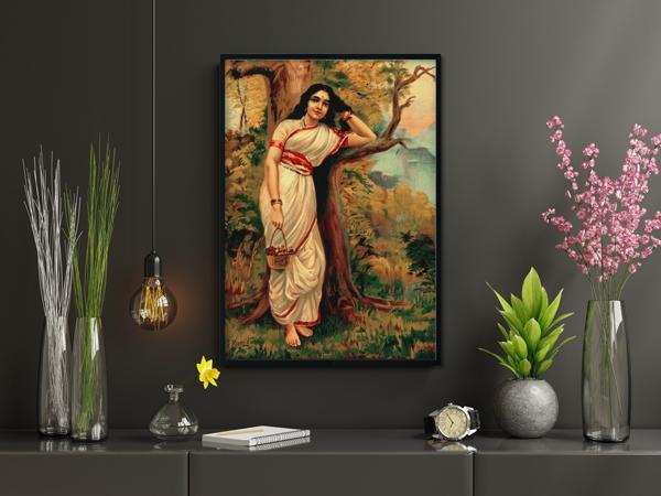 Ahalya Painting - Meri Deewar 3 : 4.2 Vertical Premium Wall Art Canvas by MeriDeewar