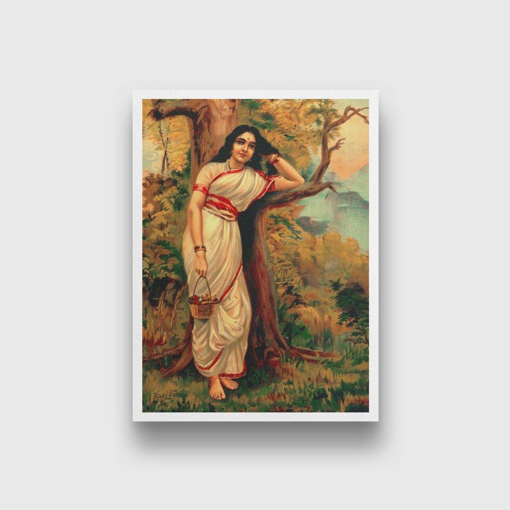 Ahalya Painting - Meri Deewar 3 : 4.2 Vertical Premium Wall Art Canvas by MeriDeewar