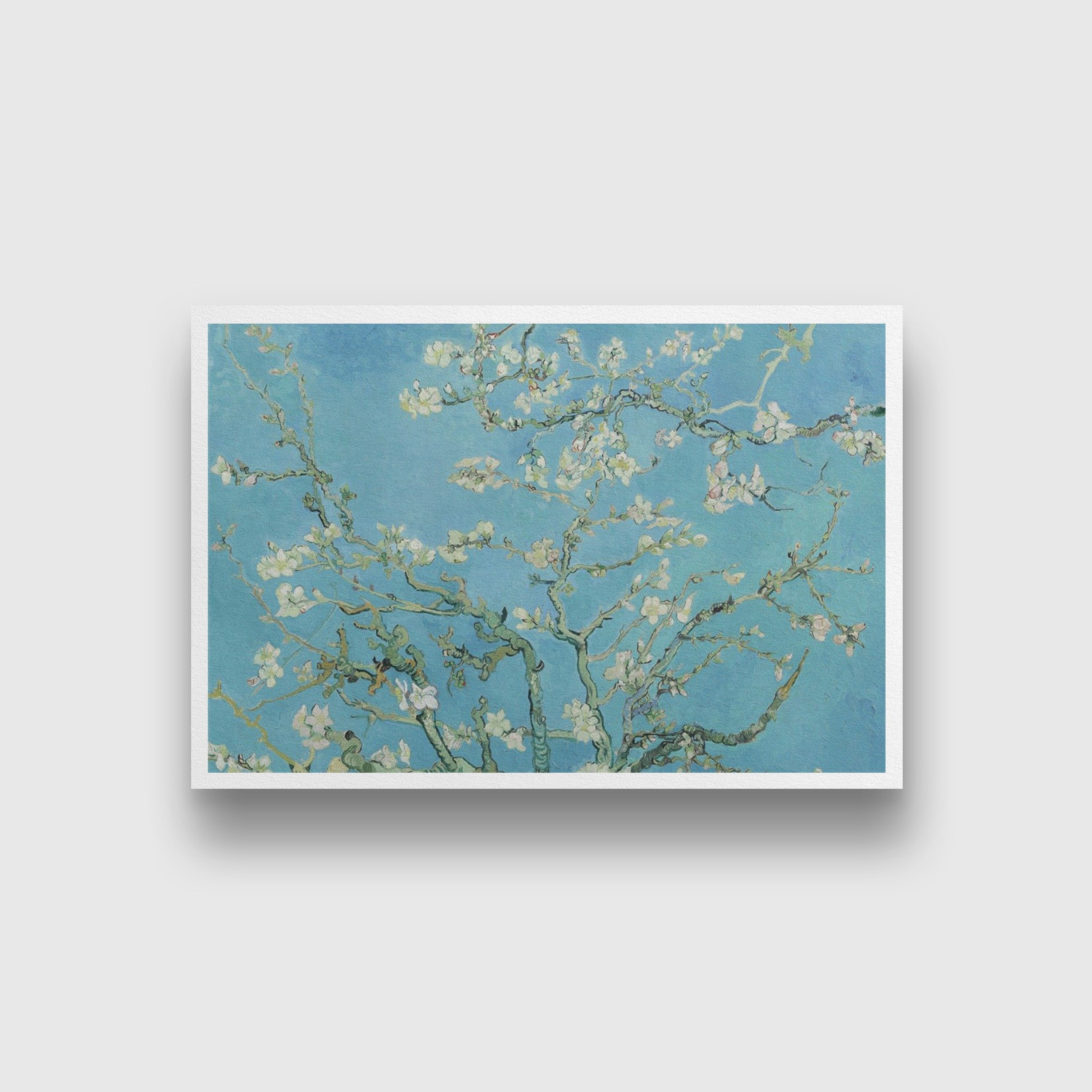 Almond Blossom by Van Gogh Painting-Meri Deewar 5 : 4 Horizontal Premium Wall Art Canvas by MeriDeewar