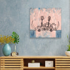 Alter Dampfer painting - Meri Deewar 1 : 1 Square Premium Wall Art Canvas by MeriDeewar