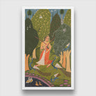 Amaruśatakam Painting 1 : 2 Vertical Premium Wall Art Canvas by MeriDeewar