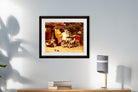An Indian Gharry Painting- Meri Deewar 6 : 5 Horizontal Premium Wall Art Canvas by MeriDeewar