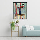 Anemones Reijer Stolk Painting - Meri Deewar 4 : 3 Horizontal Premium Wall Art Canvas by MeriDeewar