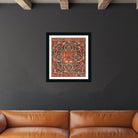 Antique Mandala of Nairatmya Buddha Painting 4 :5 Vertical Premium Wall Art Canvas by MeriDeewar