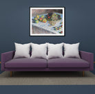 Apples and Grapes Painting by Claude Monet - Meri Deewar 5 : 4 Horizontal Premium Wall Art Canvas by MeriDeewar