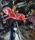 A red horse Painting - Meri Deewar - MeriDeewar