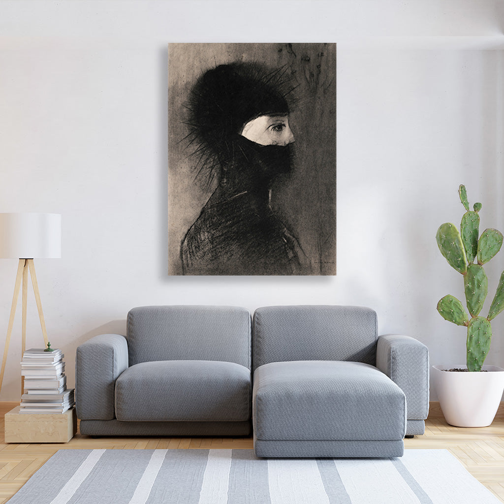 Armor Painting 4 X 5.5 Vertical Premium Wall Art Canvas by MeriDeewar