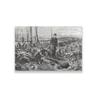 Army of the Potomac Sleeping on Their Arms painting - Meri Deewar 3 : 2 Horizontal Premium Wall Art Canvas by MeriDeewar
