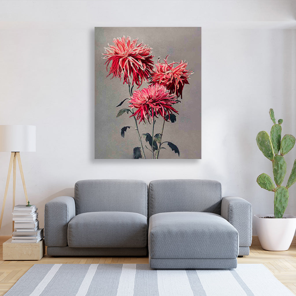 Asa–dsuma–bune painting 4 :5 Vertical Premium Wall Art Canvas by MeriDeewar