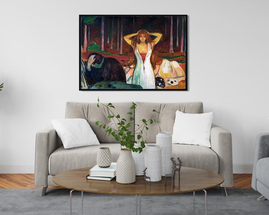 Ashes Painting - Meri Deewar 3 : 2 Horizontal Premium Wall Art Canvas by MeriDeewar