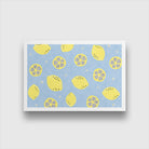 Asthetic Blue Style Paintings 3 : 2 Horizontal Premium Wall Art Canvas by MeriDeewar