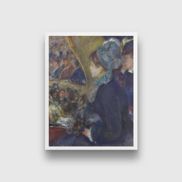 At the Theatre Painting-Meri Deewar 3 : 4 Vertical Premium Wall Art Canvas by MeriDeewar