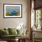 Auto Oil Painting 4 : 3 Horizontal Premium Wall Art Canvas by MeriDeewar