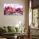 Autumn Breeze Framed Wall Painting 4 : 3 Horizontal Premium Wall Art Canvas by MeriDeewar