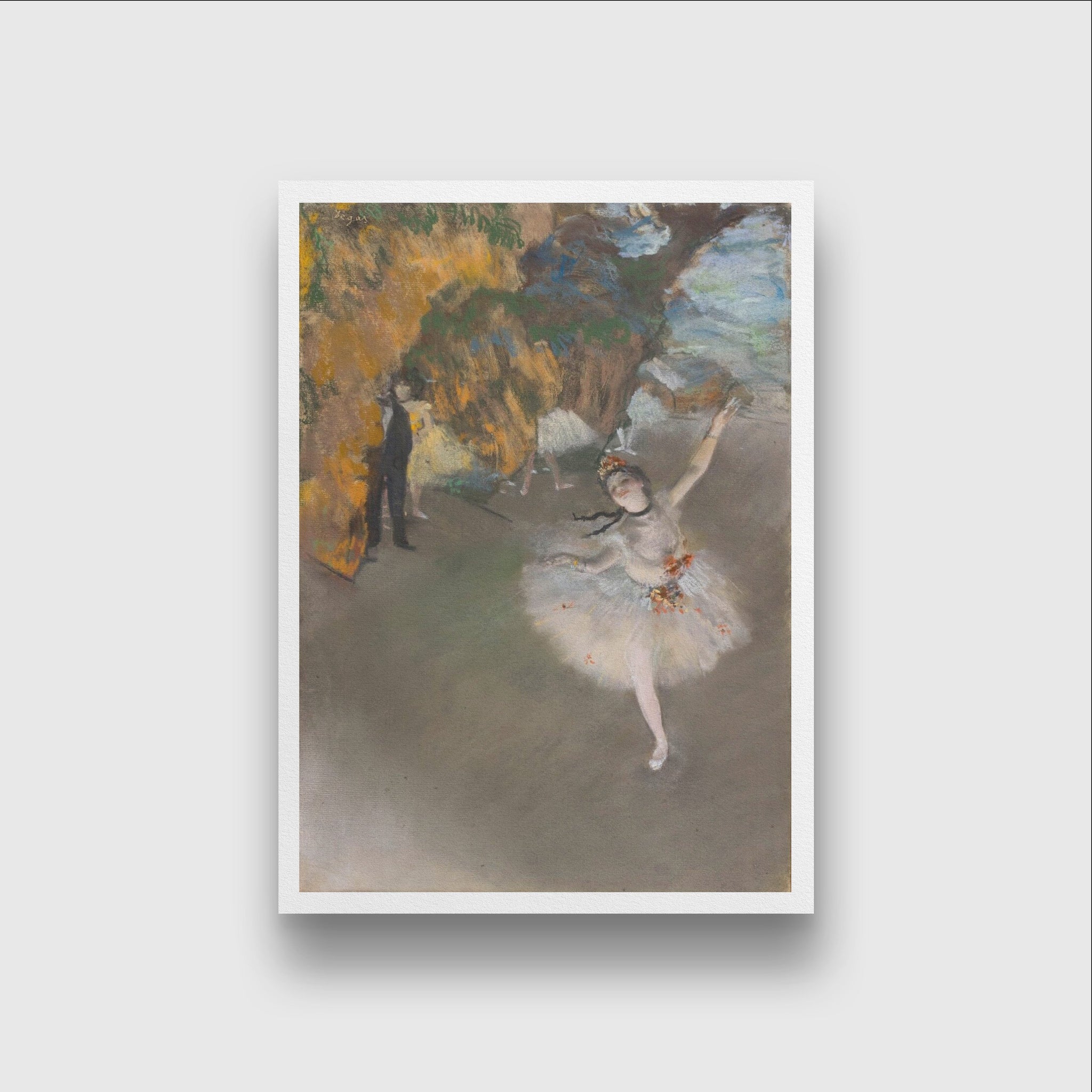 Ballet Painting - Meri Deewar 2 : 3 Vertical Premium Wall Art Canvas by MeriDeewar